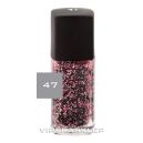 Vipera Roulette Nail Polish Top Coat with white, black and pink Particles 47