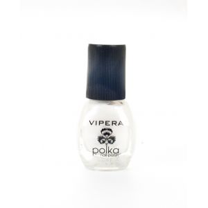 Vipera Polka Nail Polish Pearl White 74