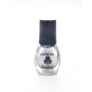 Vipera Polka Nail Polish Pearl Silver 75