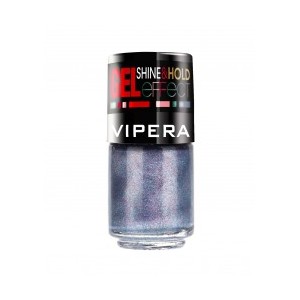 Vipera Jester Nail Polish Silver with colorful Particles 614