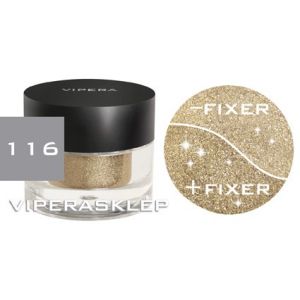 Vipera Brocaded Loose Powder Galaxy Eye Shadow Gold 116