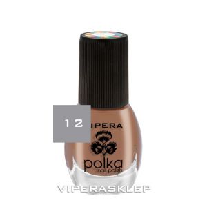 Vipera Polka Nail Polish Beige 12