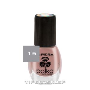 Vipera Polka Nail Polish Beige 15