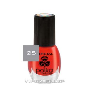 Vipera Polka Nail Polish Orange 25