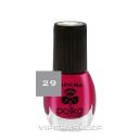 Vipera Polka Nail Polish Raspberry with Particles 29