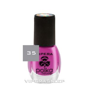 Vipera Polka Nail Polish Pink 35