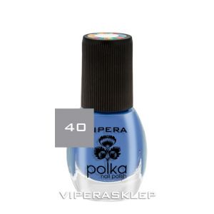 Vipera Polka Nail Polish Blue 40