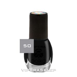 Vipera Polka Nail Polish Black 50