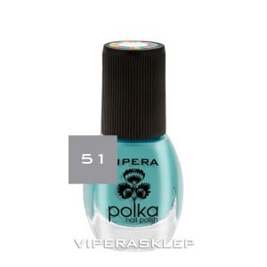 Vipera Polka Nail Polish Blue 51