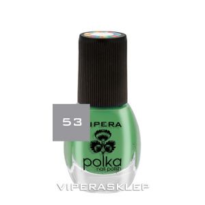 Vipera Polka Nail Polish Green 53