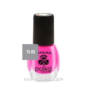 Vipera Polka Nail Polish Pink 58