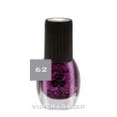 Vipera Polka Nail Polish Transparent with Violet Brocade 62