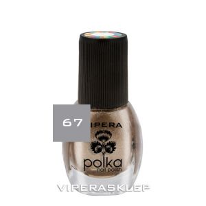 Vipera Polka Nail Polish Pearl Gold 67