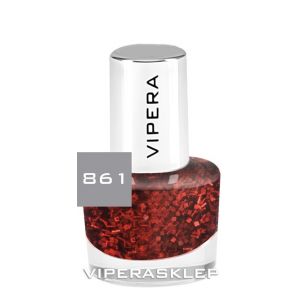 Vipera High Life Nail Polish Red Glitter 861